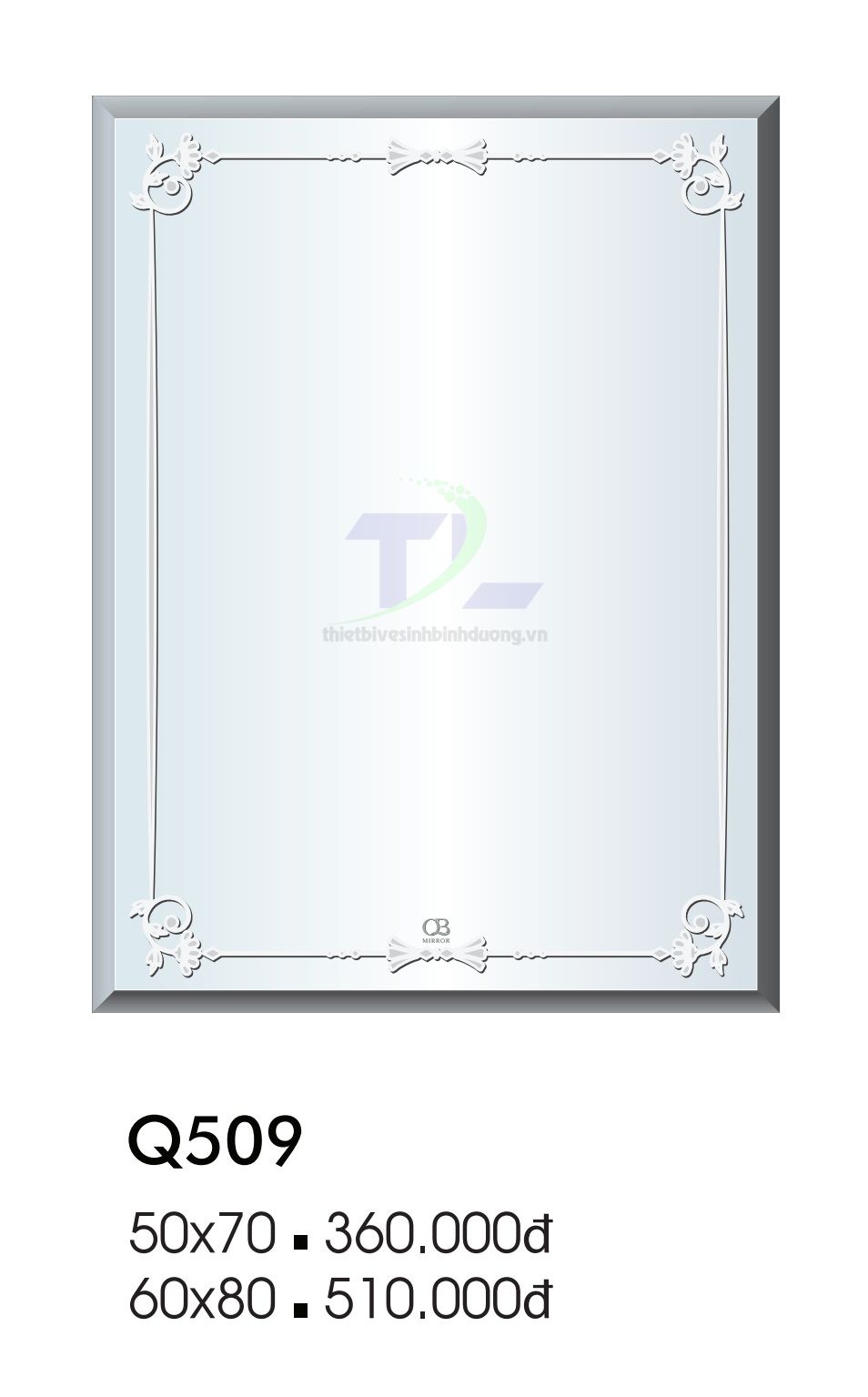 Gương soi phòng tắm QB Q509